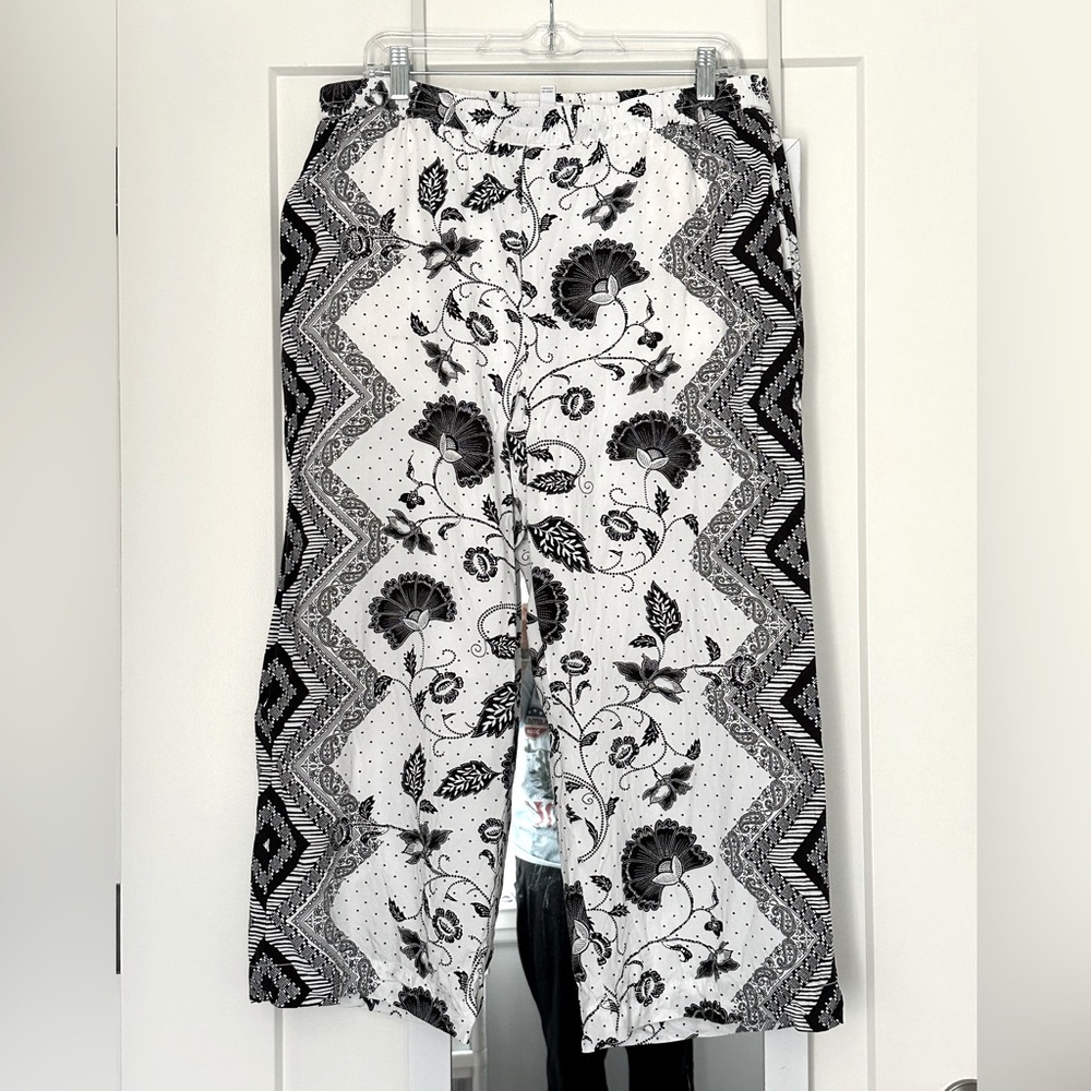 ett:twa by Anthropologie Cropped Wide Leg Pants Size XL